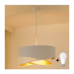BRILAGI - LED Csillár zsinóron LYRA 1xE27/15W/230V fehér/arany 8590828007500 kép