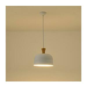 Eurolamp Csillár zsinóron 1xE27/15W/230V fehér átm. 27 cm 144-24126 kép