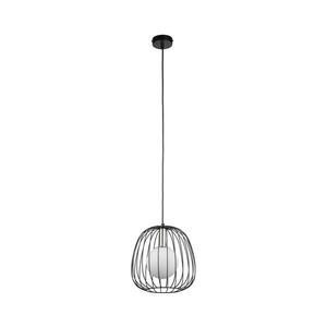 Csillár zsinóron BELL 1xG9/12W/230V átm. 24 cm fekete/fényezett króm 40722 kép