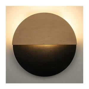 LED fali lámpa LUNA LED/7W/230V átm. 26 cm fekete/bézs 40861 kép