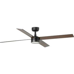 FARO Barcelona FARO 34356WT-1TW-LED Dimmelhető látor RUDDER L 18W/230V barna/fekete átm. 132 cm WT + távirányító 34356T1TW kép