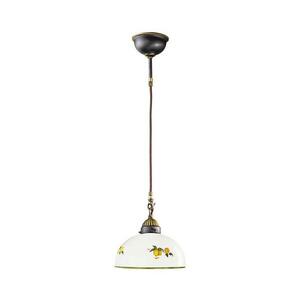 Kolarz 731.30.129 - Csillár zsinóron NONNA 1xE27/75W/230V átm. 30 cm citromok 731.30.129 kép