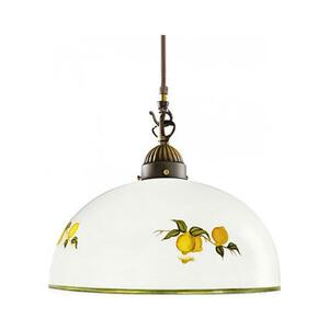 Kolarz 731.30.126 - Csillár zsinóron NONNA 1xE27/75W/230V átm. 20 cm citromok 731.30.126 kép