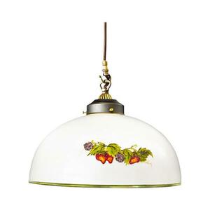 Kolarz 731.30.121 - Csillár zsinóron NONNA 1xE27/75W/230V átm. 20 cm szőlők/eprek 731.30.121 kép