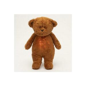 Moonie - Snuggle buddy dallammal és világítással medvebocs 2.0 organic caramel 8644MOO kép
