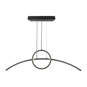 LED Csillár zsinóron LED/30W/230V 4000K 88 cm fekete 6933 kép