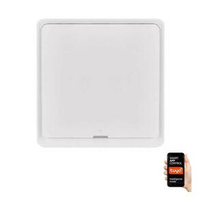 Kapcsoló 1 gombos GoSmart 1xCR2430 Tuya fehér H5011 kép