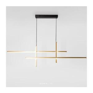 Zuma Line 22008P-BK/GD - LED Csillár zsinóron EDGE LED/42W/230V 3000/4000/6000K 22008P-BK/GD kép