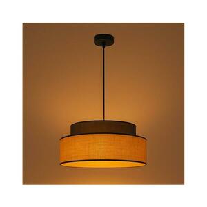 Csillár zsinóron BOHO 1xE27/60W/230V átm. 40 cm barna/bézs 0677 kép