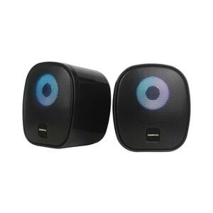 USB Hangszóró RGB háttérvilágítással 2x3W/5V fekete OGG115 kép