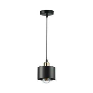 Csillár zsinóron 1xE27/35W/230V átm. 12 cm fekete/arany 5903271845170 kép