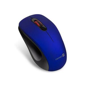 CONNECT IT CMO-2230-BL - Vezeték nélküli csendes egér MUTE 1200 DPI 1xAA fekete/kék CMO-2230-BL kép