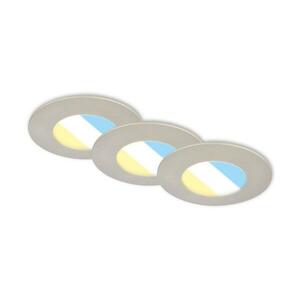 Briloner 7598032 -KÉSZLET 3x LED Fürdőszobai beépíthető lámpa LED/4, 9W/230V IP44 króm 7598032 kép