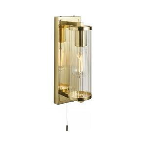 Endon 94075 - Fürdőszobai fali lámpa TAYLOR 1xE27/10W/230V IP44 arany 94075 kép