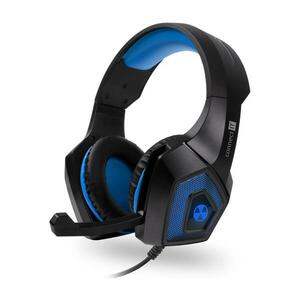 CONNECT IT CHP-5500-BL - LED Vezetékes gamer fejhallgató mikrofonnal fekete/kék CHP-5500-BL kép