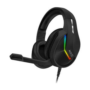 CONNECT IT CHP-3595-BK - LED RGB Vezetékes gamer fejhallgató mikrofonnal fekete CHP-3595-BK kép