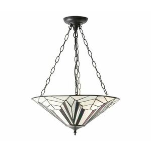 Endon 63936 - Tiffany ASTORIA láncos csillár 3xE27/60W/230V átm. 48 cm 63936 kép