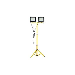 LED Reflektor állvánnyal TIGRA 2xLED/100W/230V 4000K IP54 fekete/sárga 003940 kép