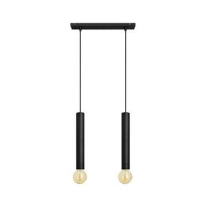 Csillár zsinóron TUBA 2xE27/15W/230V fekete W-L 1117/2 BK kép