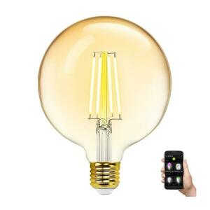 B.V. LED Dimmelhető izzó FILAMENT G125 E27/6W/230V 2700-6500K Wi-Fi - S10201YIC kép