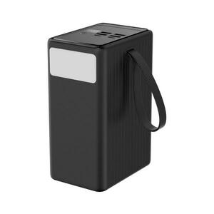 Power Bank 80000 mAh 20W PD 4xUSB-A + 2xUSB-C LED lámpával, 1m USB-C kábel PMPB8020 kép
