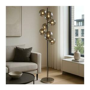 BRILAGI - LED állólámpa MILLA 7xG9/3W/230V fekete króm/füstszínű 3010-7CS kép