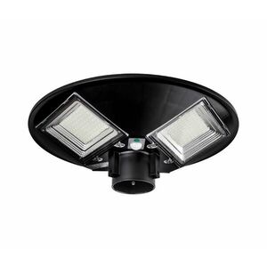 LED napelemes utcai lámpa érzékelővel, 15W/6V, 6500K, IP65, fekete + távirányító 5903271845897 kép