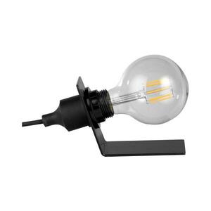 ONLI - Asztali lámpa WIRE 1xE27/15W/230V 9 cm fekete 4853/LN kép