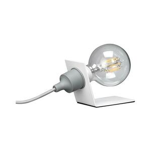 ONLI - Asztali lámpa WIRE 1xE27/15W/230V 9 cm szürke/fehér 4853/LB kép