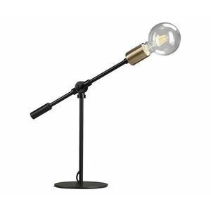 ONLI - Asztali lámpa ASTE 1xE27/15W/230V 45 cm fekete/arany 4879/LGN kép