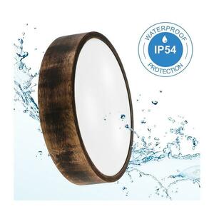 Fürdőszobai mennyezeti lámpa OAK SMOKY 3xE27/15W/230V IP54 37, 5 cm tölgy/barna LD-PD-6.20/SMOKY IP54 kép
