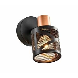 Prezent - Fali spotlámpa ANTARES 1xE14/40W/230V fekete/réz kép
