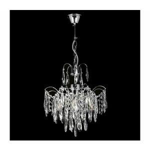 Kristály csillár láncon 4xE27/60W/230V W-E 1602/4 CR, ?370*H420 kép