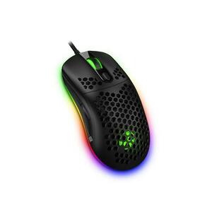 CONNECT IT CMO-5511-BK - Vezetékes RGB LED gamer egér, 200-12800 DPI, fekete CMO-5511-BK kép
