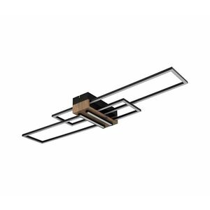 Globo 67208-40N - LED Mennyezeti lámpa DAKARI LED/40W/230V 3000K 25x100 cm fekete 67208-40N kép