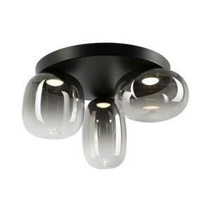 LED Mennyezeti lámpa VASO LED/12W/230V átm. 42 cm fekete/füstös ML1412 kép