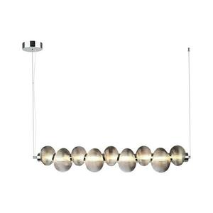 LED csillár kábelen BOLLA LED/32W/230V fényes króm/füstszürke ML1427 kép