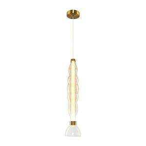 LED Csillár zsinóron LUCCO LED/18W/230V átm. 15 cm arany ML1416 kép