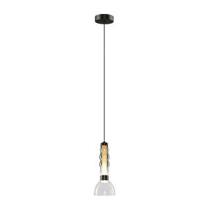 LED Csillár zsinóron LUCCO LED/13W/230V átm. 15 cm füstös ML1417 kép