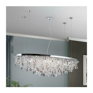 Orion - Kristály csillár zsinóron CRYSTALRIVER 21xG9/40W/230V fényezett króm LU 2517/120x45 chrom kép