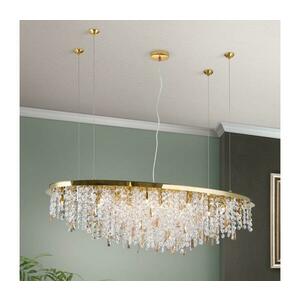 Orion - Kristály csillár zsinóron CRYSTALRIVER 21xG9/40W/230V arany LU 2517/120x45 gold kép