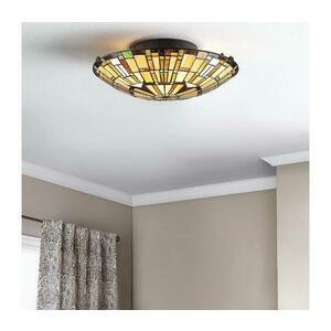 Elstead Quoizel QZ-REED-F-VB - Tiffany stílusú mennyezeti lámpa REED 2xE27/60W/230V, átm. 42 cm QZ-REED-F-VB kép