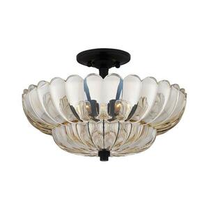 Elstead Quoizel QZ-WHITECAP-SF-M - Mennyezeti lámpa WHITECAP 4xE14/40W/230V átm. 39, 5 cm QZ-WHITECAP-SF-M kép