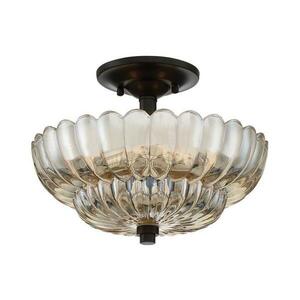 Elstead Quoizel QZ-WHITECAP-SF-S - Mennyezeti lámpa WHITECAP 3xE14/40W/230V átm. 29, 7 cm QZ-WHITECAP-SF-S kép
