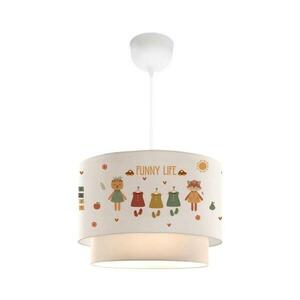 Gyerek csillár CANDY 1xE27/40W/230V fehér/többszínű 780SGN4666 kép