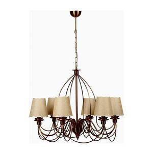 Láncos csillár CLASSIC 6xE14/40W/230V bronz/bézs 846STL1470 kép