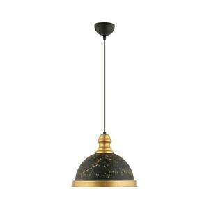 Zsinóros csillár MONZA 1xE27/40W/230V átmérő 29 cm fekete/bronz 518LMS1121 kép