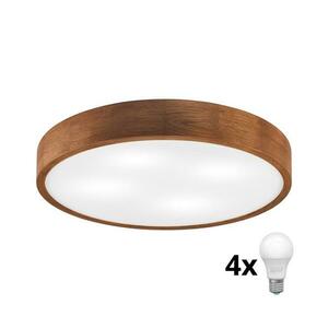 BRILAGI - LED mennyezeti lámpa CARVALHO 4xE27/60W/230V tölgy-cseresznye átm. 57, 5 cm 8590828002154 kép