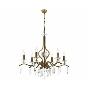 CLASSIC láncos csillár 6xE14/40W/230V bronzszínű 301AUR1352 kép