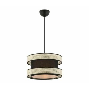 HALO kábeles függőlámpa 1xE27/60W/230V fekete/krém 390FLH2453 kép